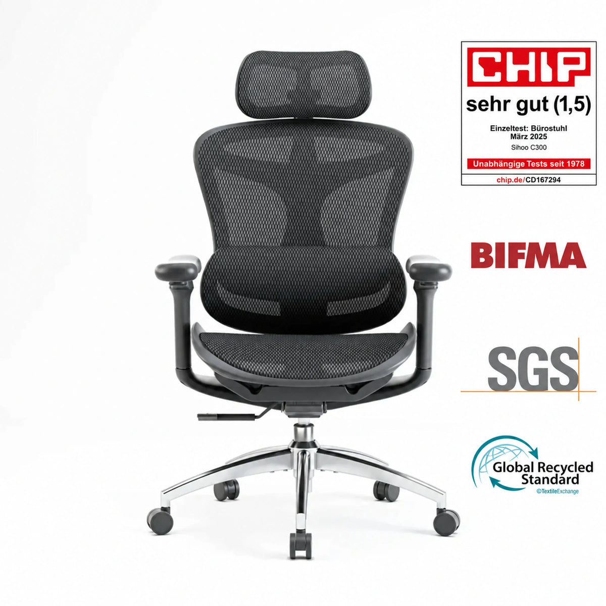 This is the product picture of the doro c300 ergonomic office chair