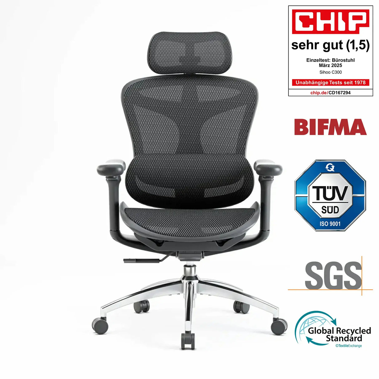 This is the product picture of the doro c300 ergonomic office chair